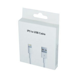 IPHONE LAADIMISJUHE (USB kaabel, 1m, valge)
