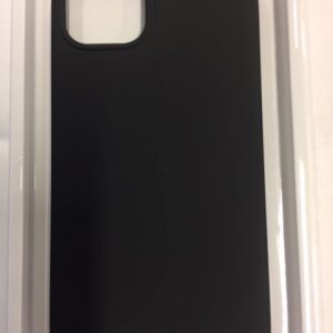 iPhone 12 mini ümbris (silikoon TPU Matt) (must)