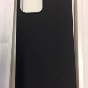 iPhone 12 ümbris (silikoon TPU Matt) (must)